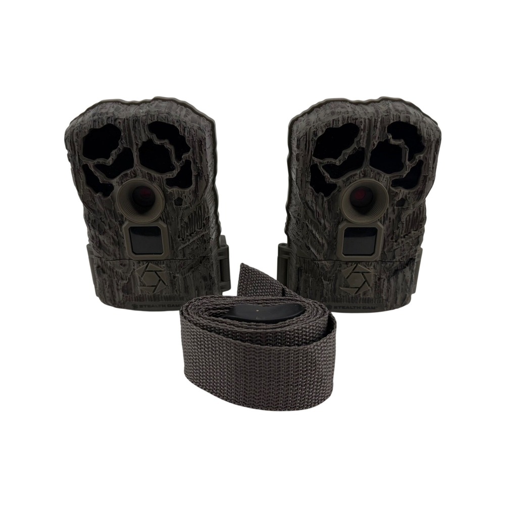 Stealth Cam STC-BT16A Trail Cameras Digital Scouting Cam Camo Brown Set of 2